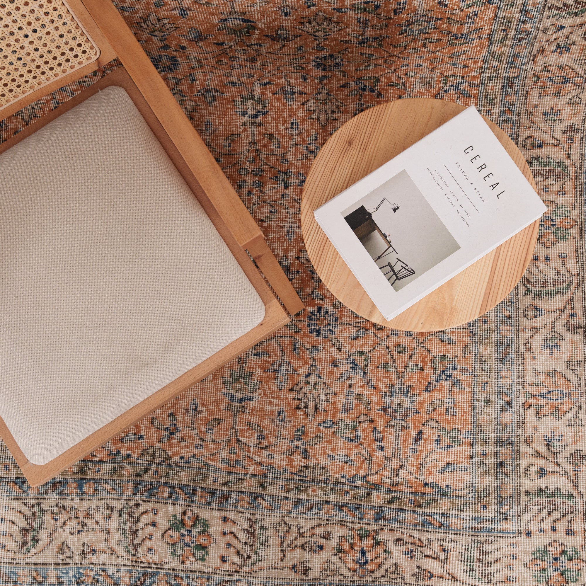 6x10 Orange Turkish Rug
