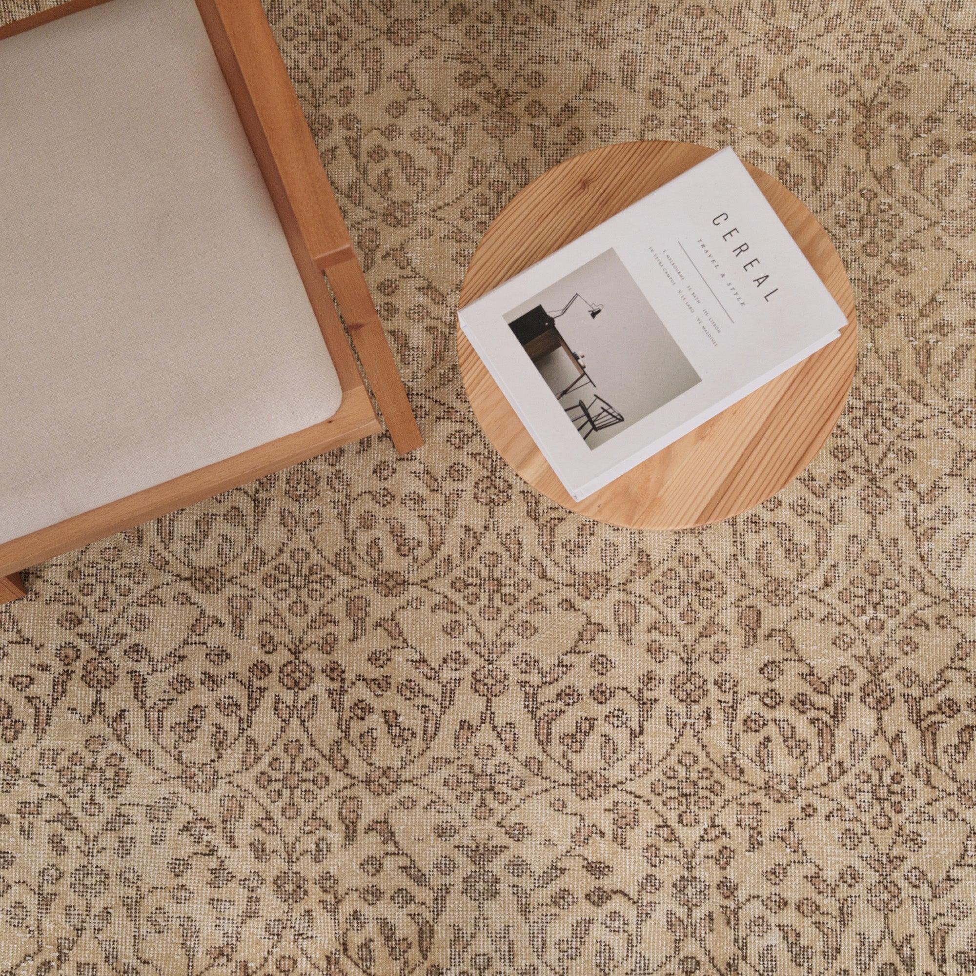 7x10 Beige Turkish Rug
