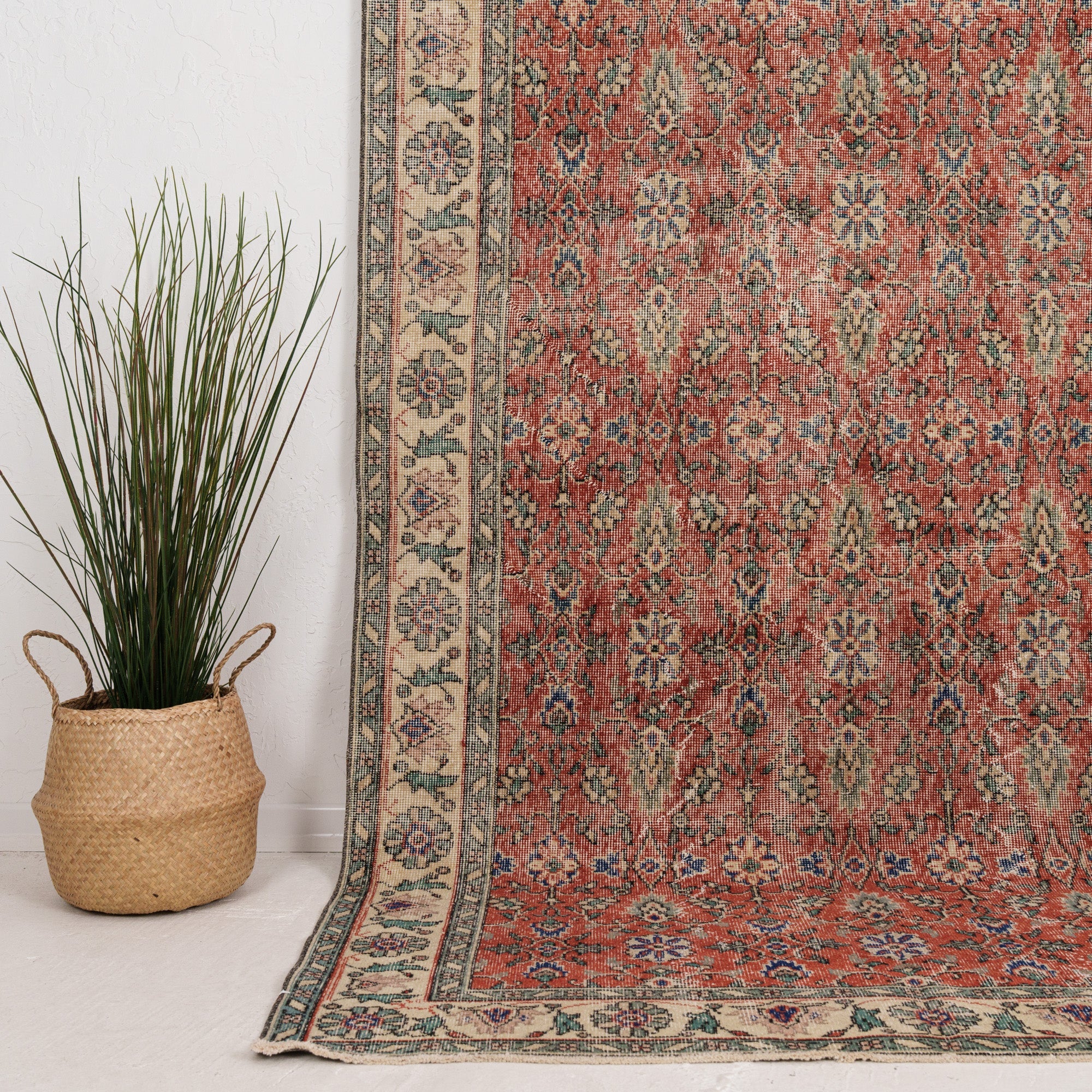 Medium Green Antique Rug