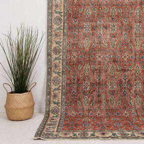 Medium Green Antique Rug