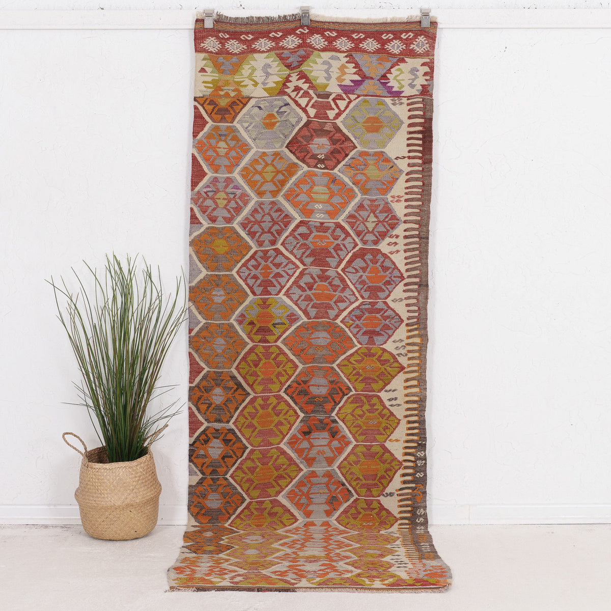 Naelisaria - Vintage Turkish Runner Rug