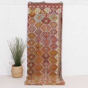 Naelisaria - Vintage Turkish Runner Rug