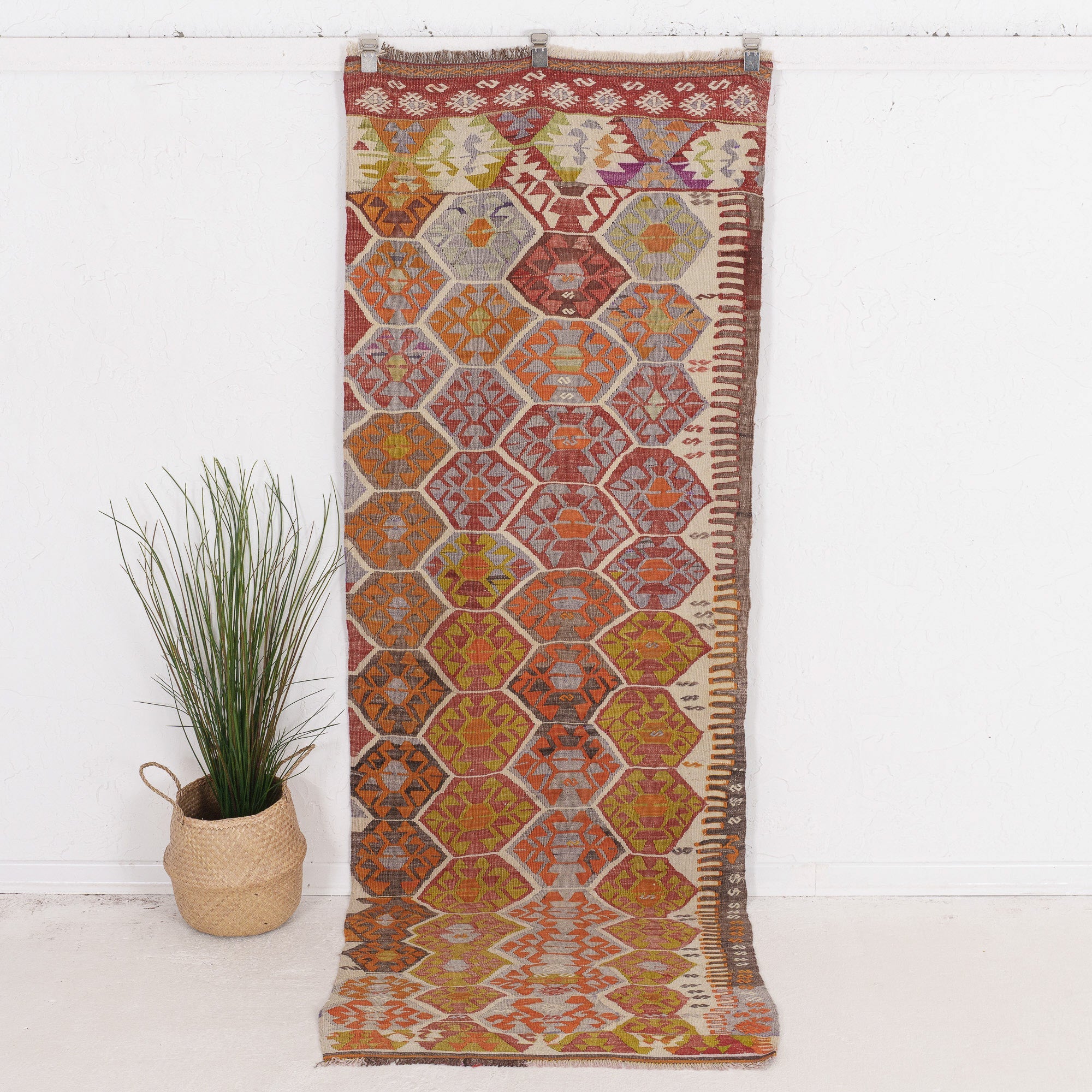 Naelisaria - Vintage Turkish Runner Rug