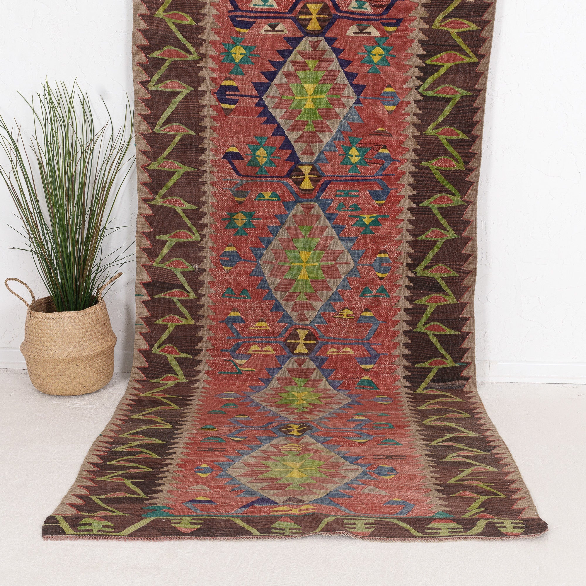 Orielena - Vintage Turkish Runner Rug