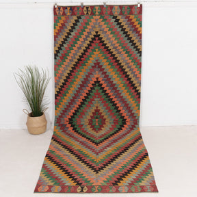 Taelysa - Vintage Turkish Runner Rug
