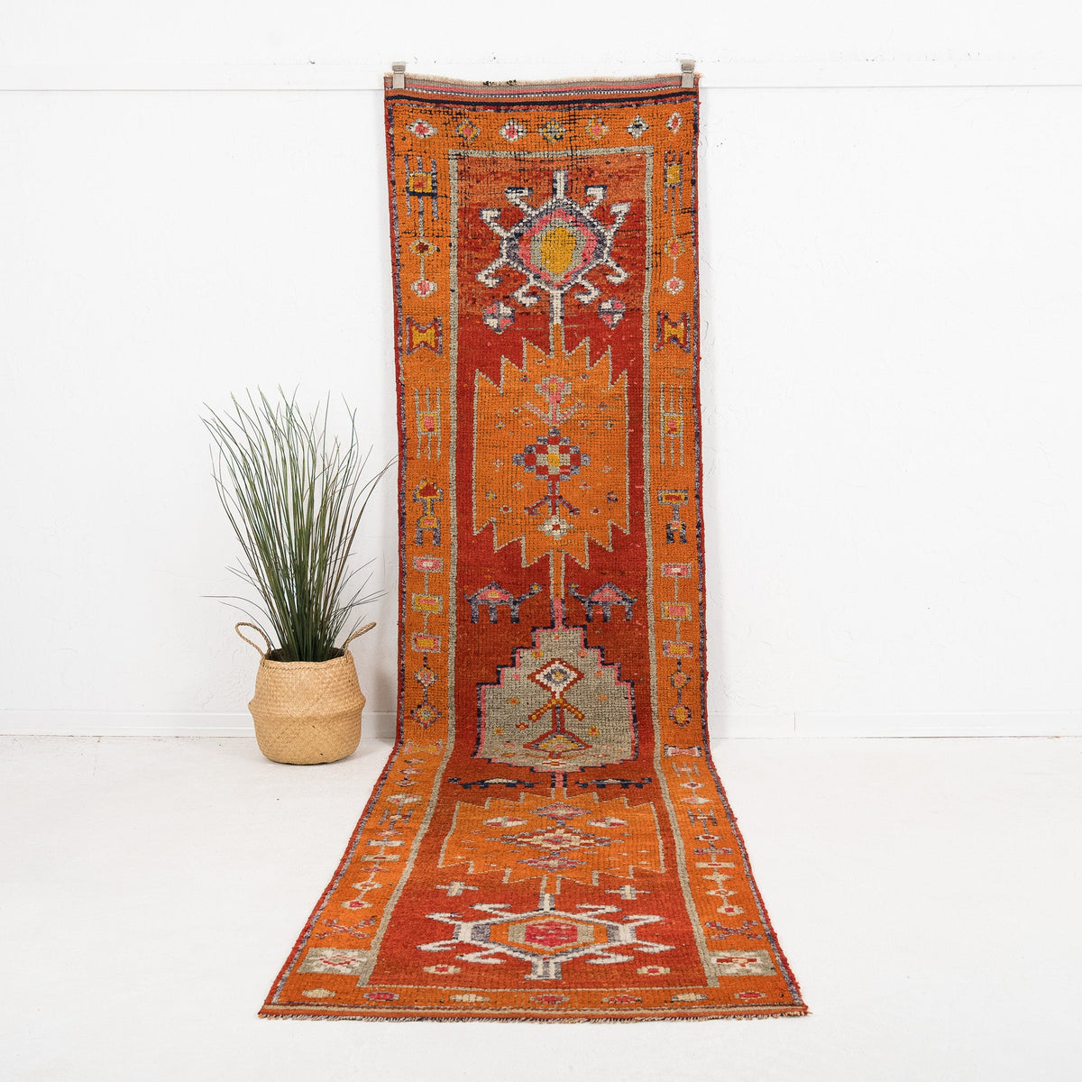 Rosavyn - Vintage Turkish Runner Rug