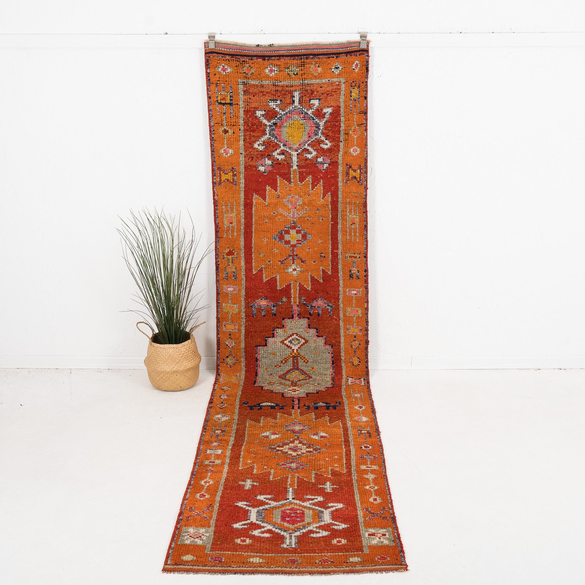 Rosavyn - Vintage Turkish Runner Rug