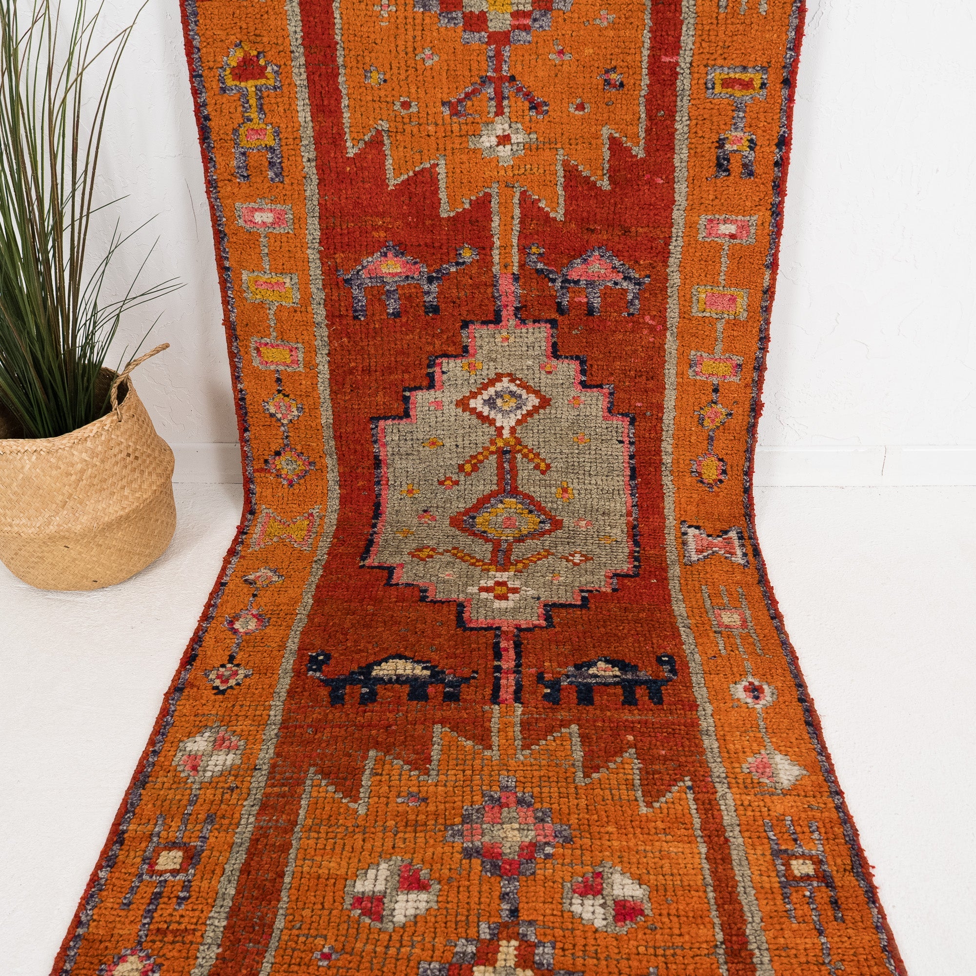 Rosavyn - Vintage Turkish Runner Rug