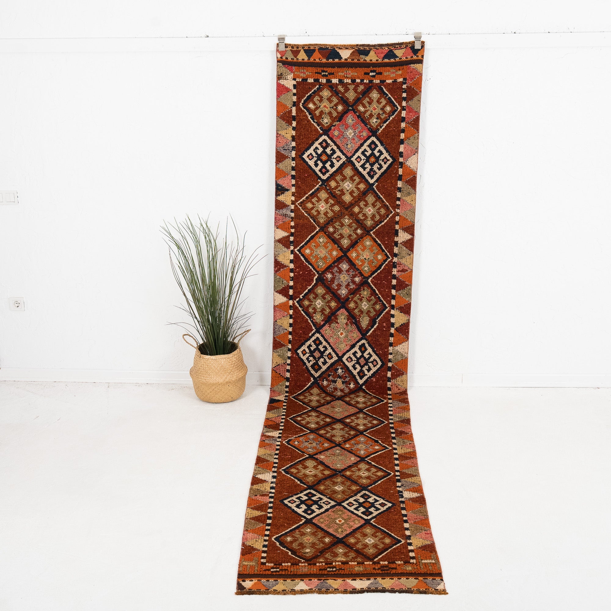 Nyssara - Vintage Turkish Runner Rug
