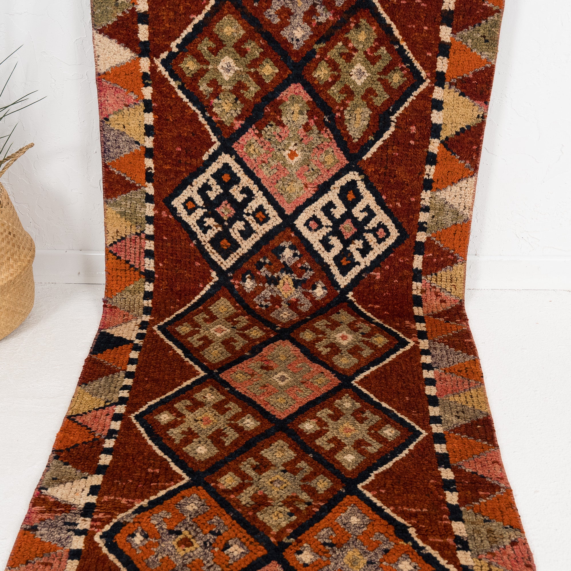 Nyssara - Vintage Turkish Runner Rug