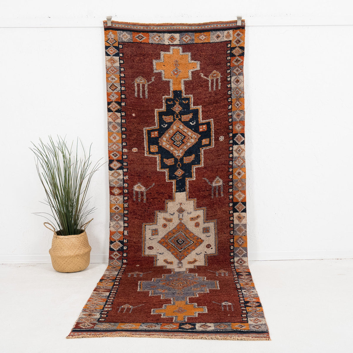 Coravine - Vintage Turkish Runner Rug