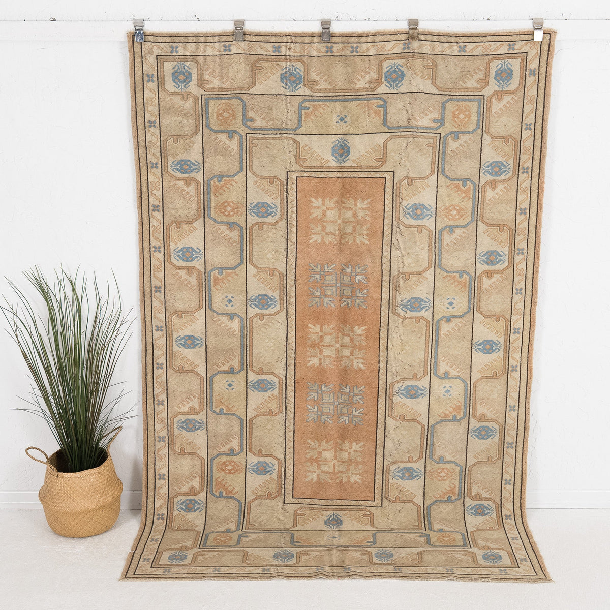 Rosaryna - Vintage Turkish Area Rug