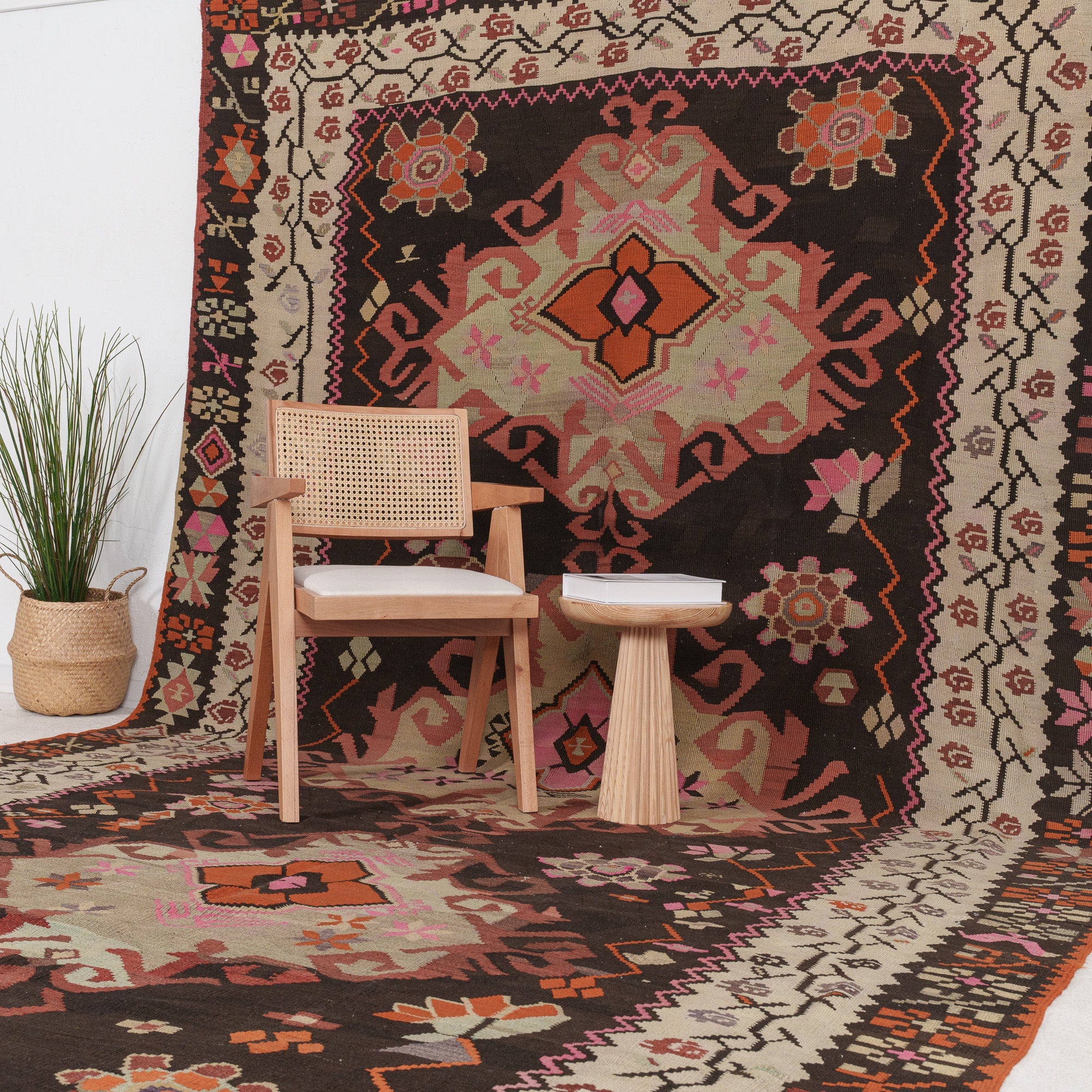 Urieless - Vintage Turkish Area Rug