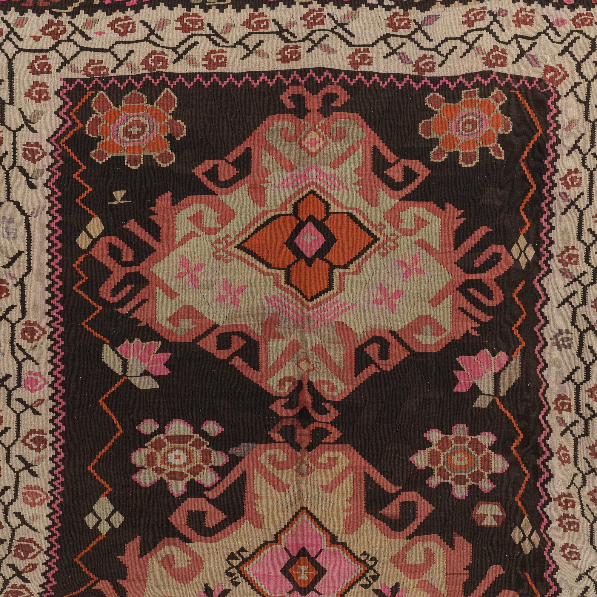 Urieless - Vintage Turkish Area Rug