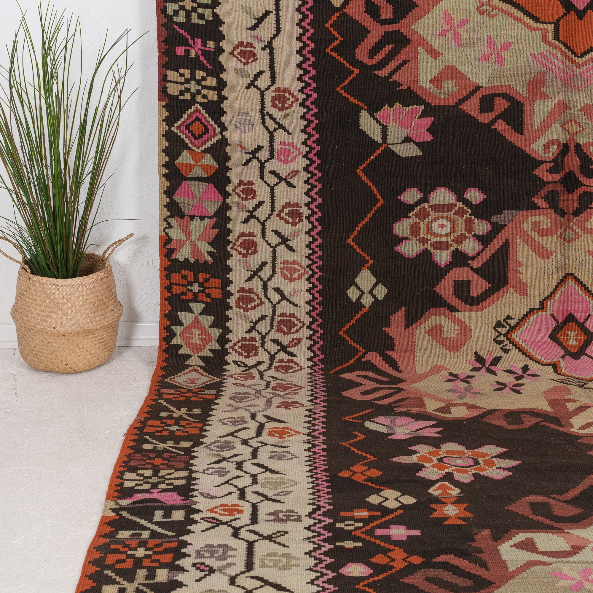 Urieless - Vintage Turkish Area Rug