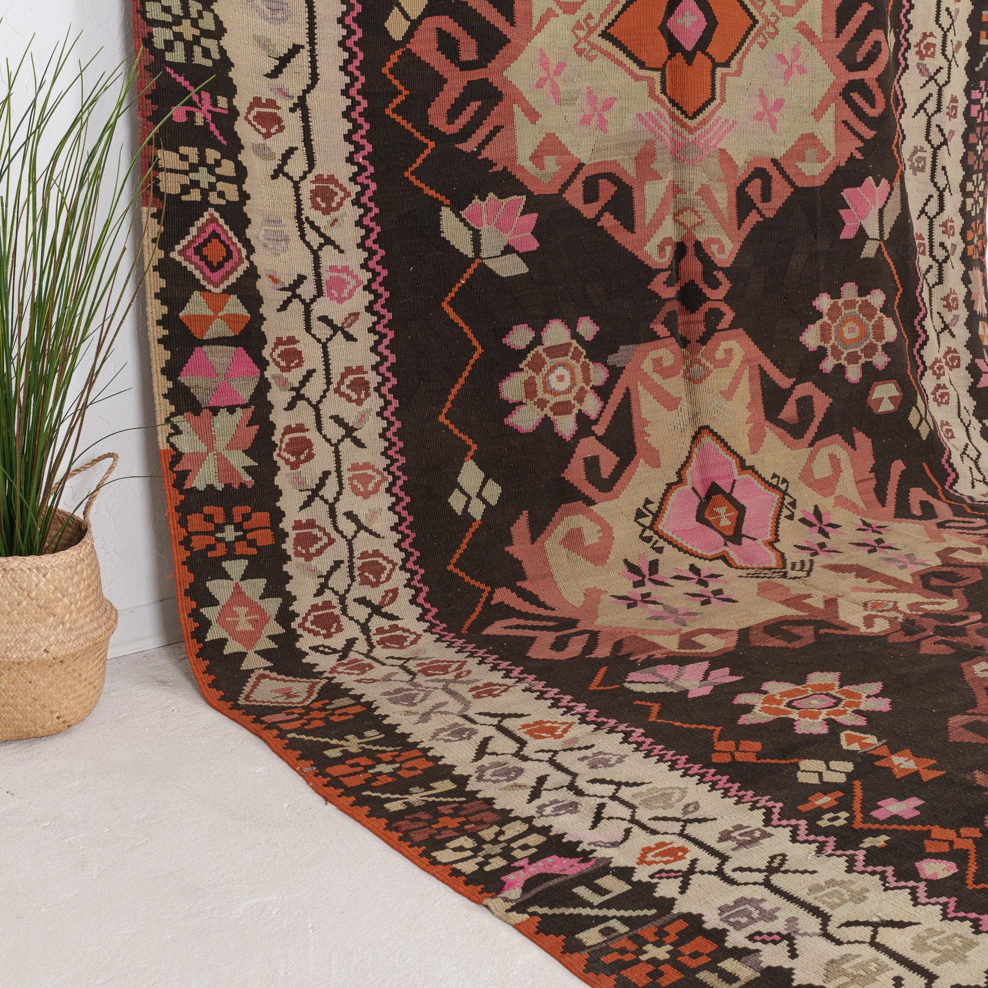 Urieless - Vintage Turkish Area Rug