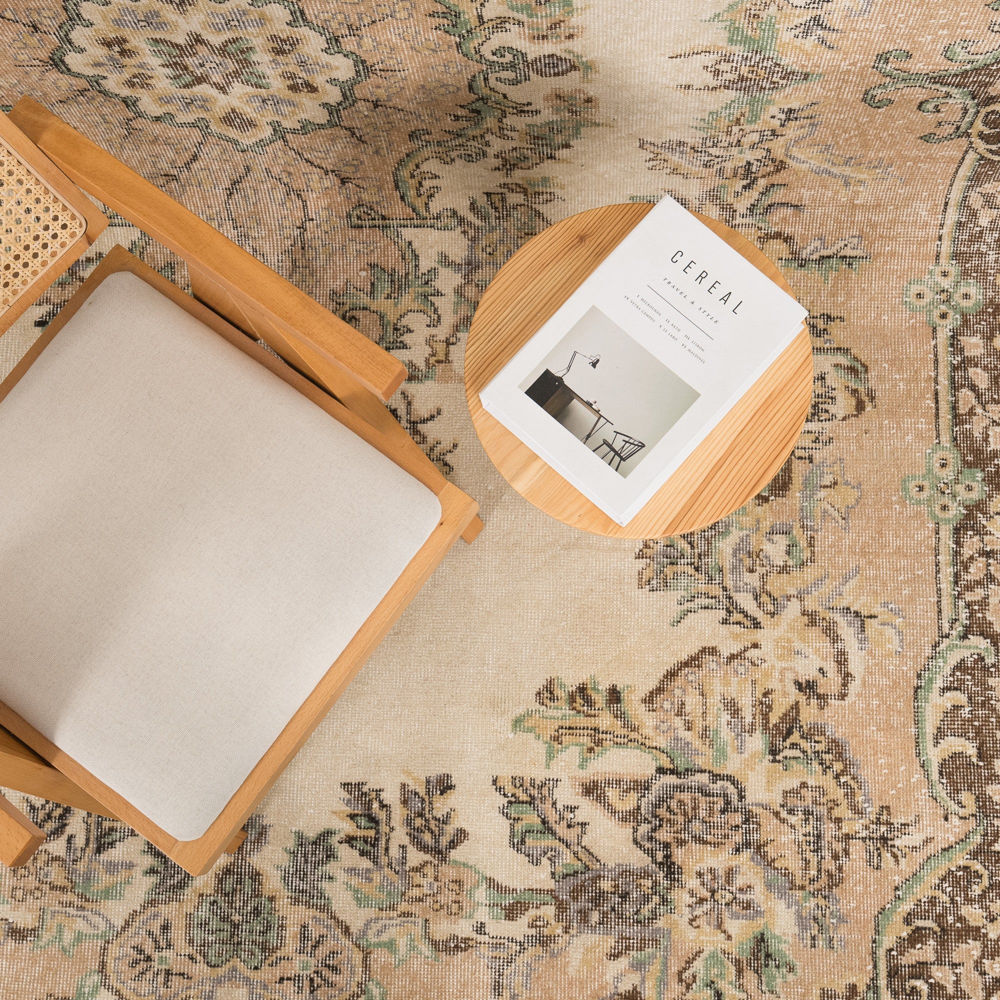 Zareli - Vintage Turkish Area Rug