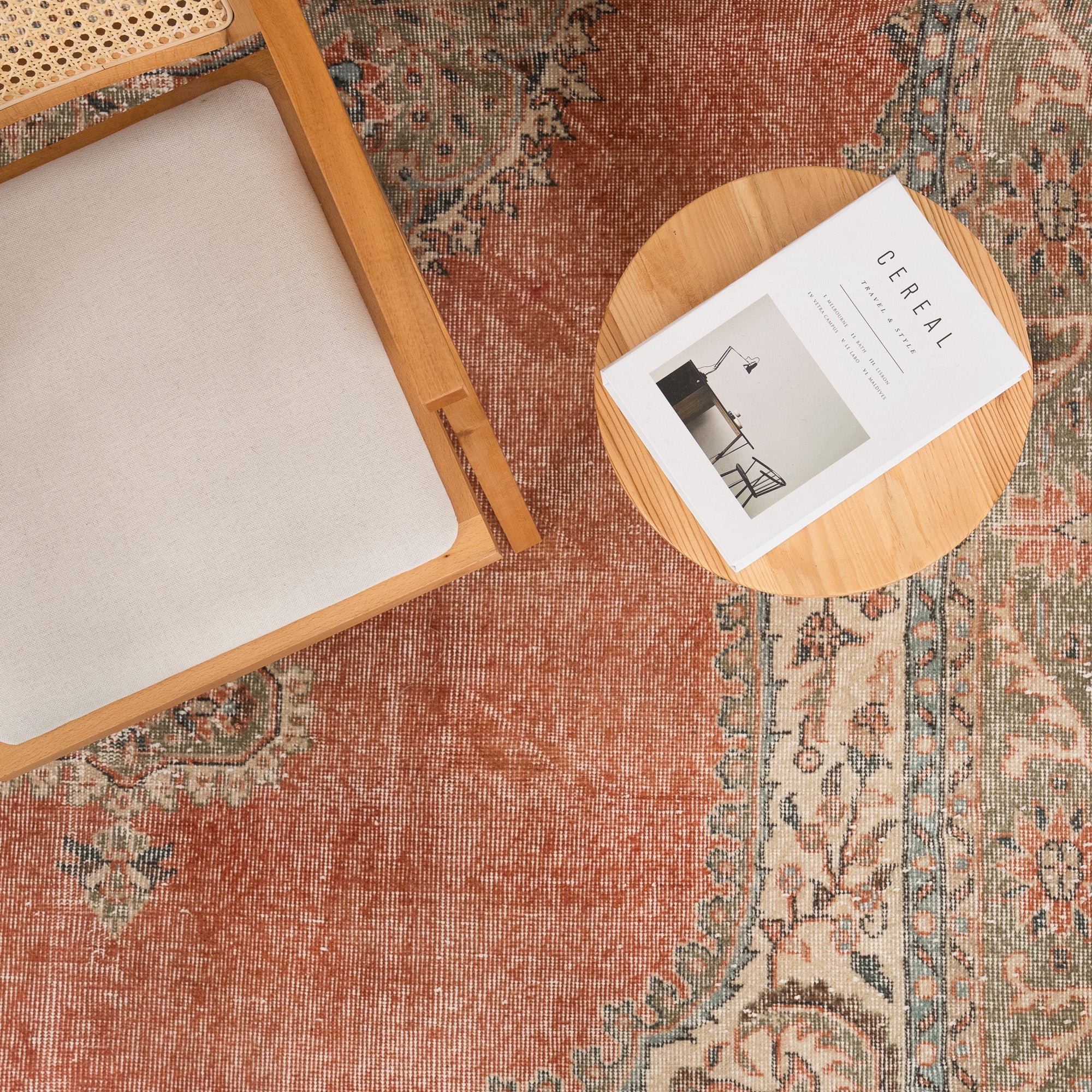 Caedrine - Vintage Turkish Area Rug