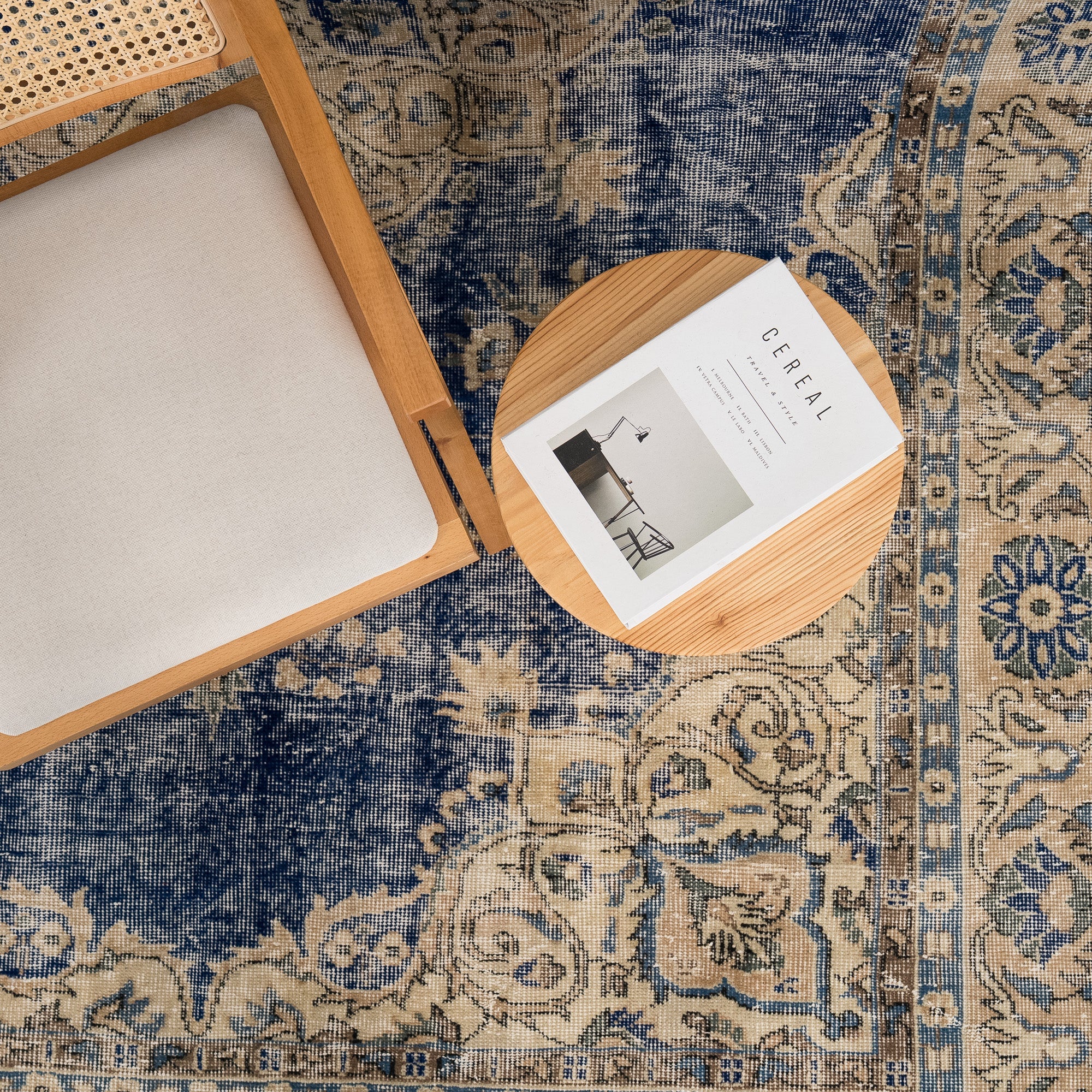 Kalyora - Vintage Turkish Area Rug