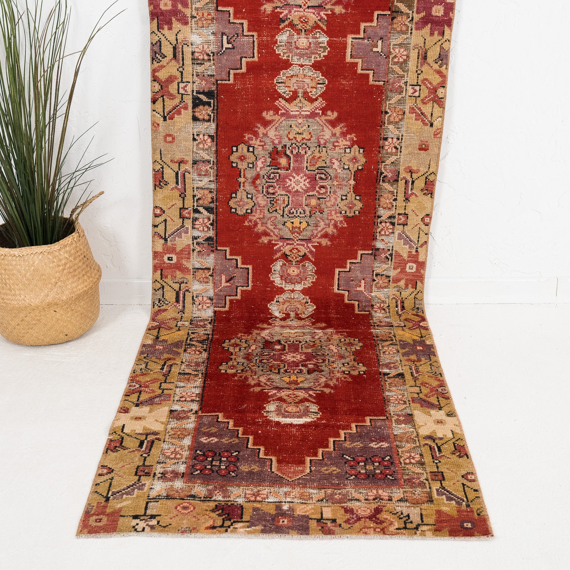 Talirise - Vintage Turkish Runner Rug