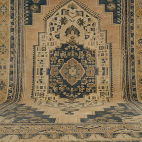 Authentic 6x11 area rug from turkish, in subtle beige tones