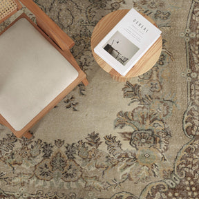 6x11 area rug with beautiful beige hues, from turkish