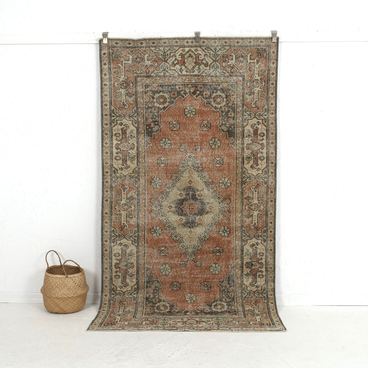 Lunetha - Vintage Turkish Small Rug