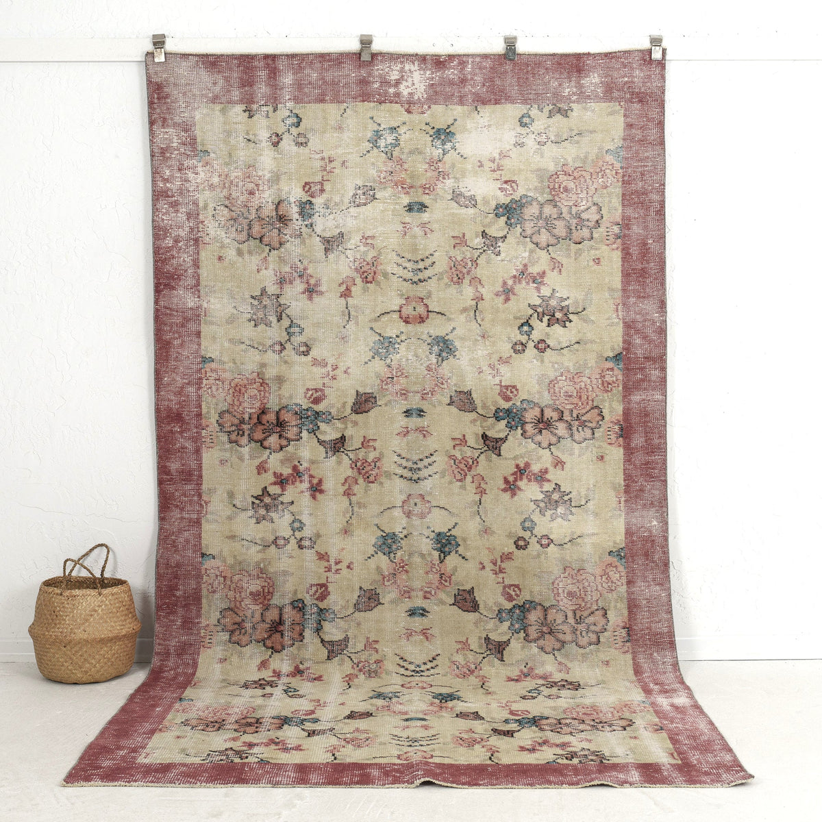 Perlaine - Vintage Turkish Area Rug