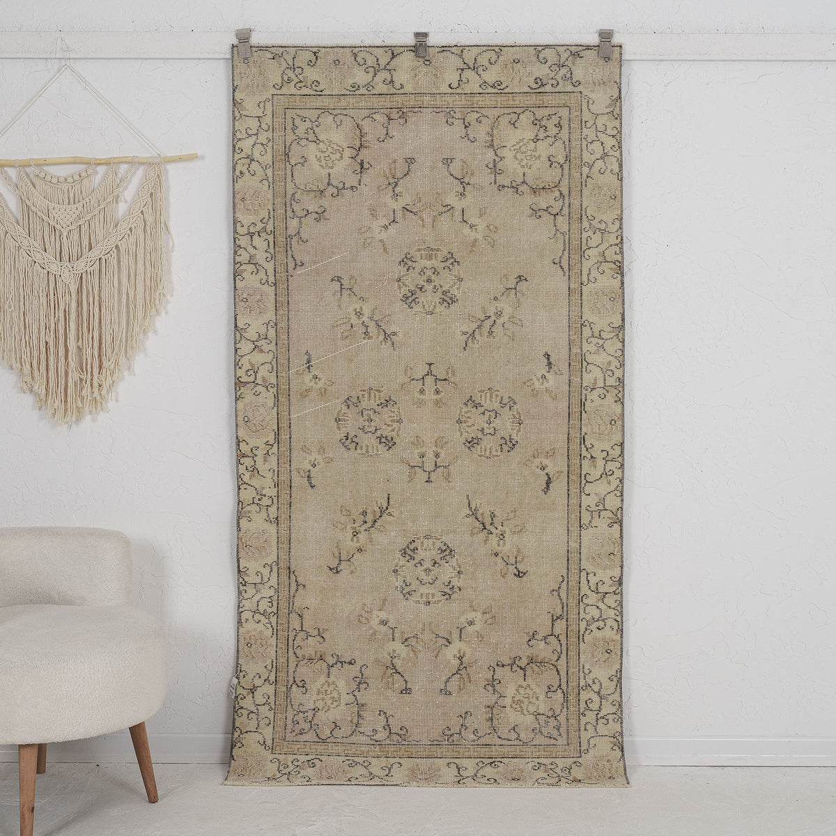 Chessa - Vintage Turkish Small Rug