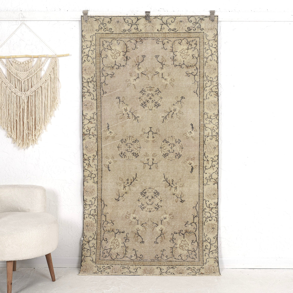 Chessa - Vintage Turkish Small Rug