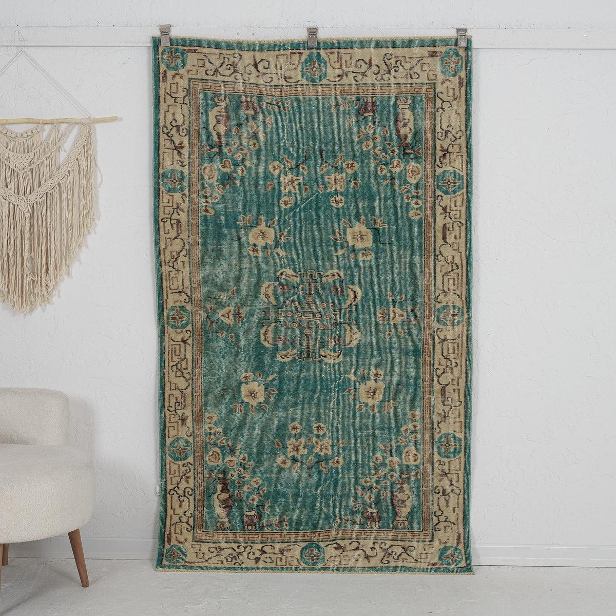 Cerise - Vintage Turkish Small Rug