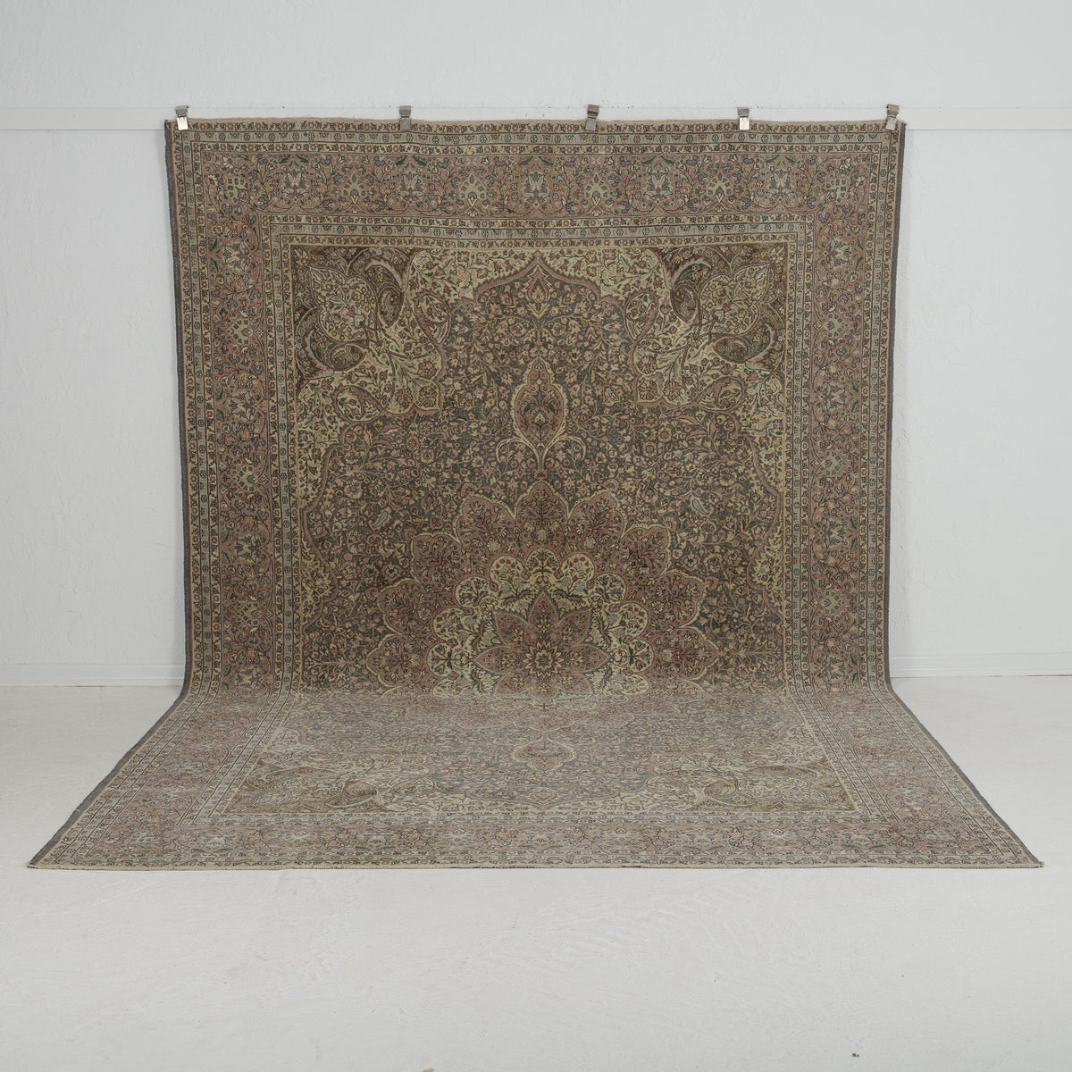 brown vintage 8x12 area rug - perfect for the living room, bedroom, entryway, office, kitchen & dining