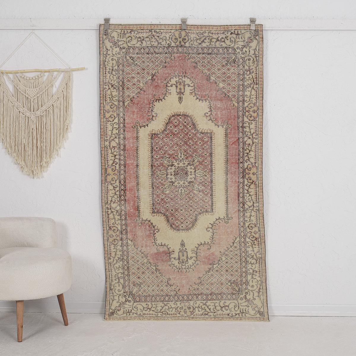 Farica - Vintage Turkish Small Rug