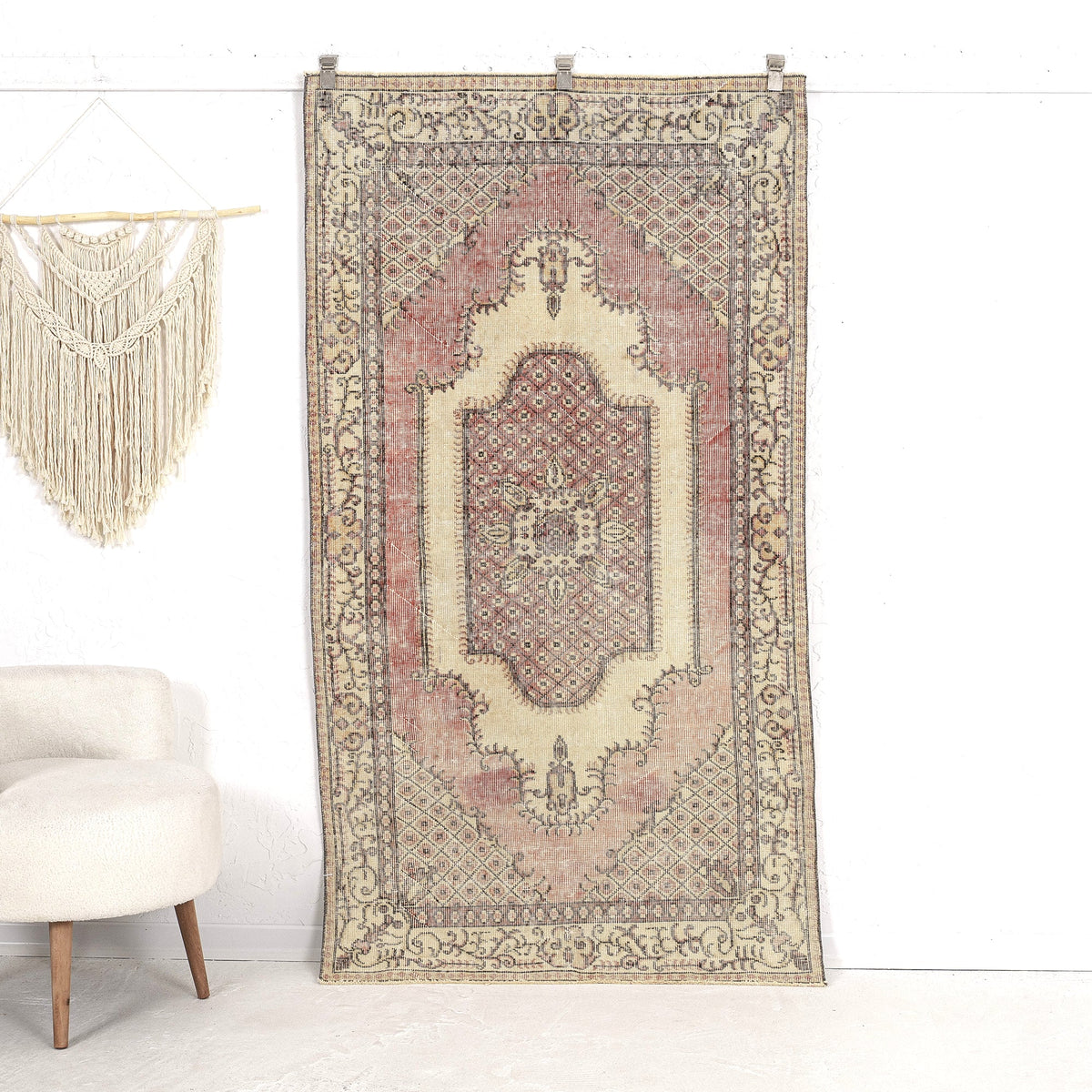 Farica - Vintage Turkish Small Rug