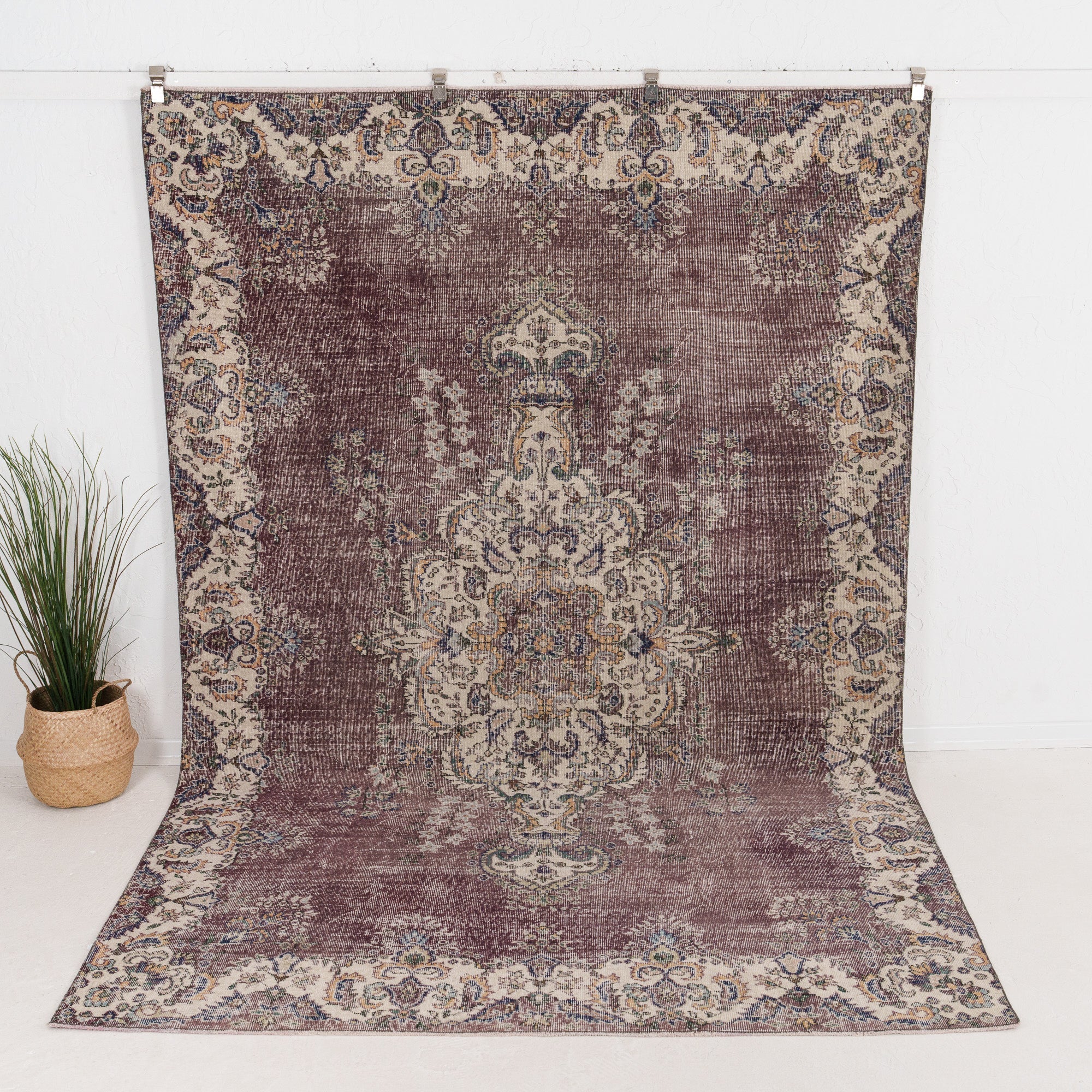 85×198 ViNTAGE TURKiSH RUG Vintage Turkish Rug 21'' x 19'' Anatolian Rug Sivas Region
