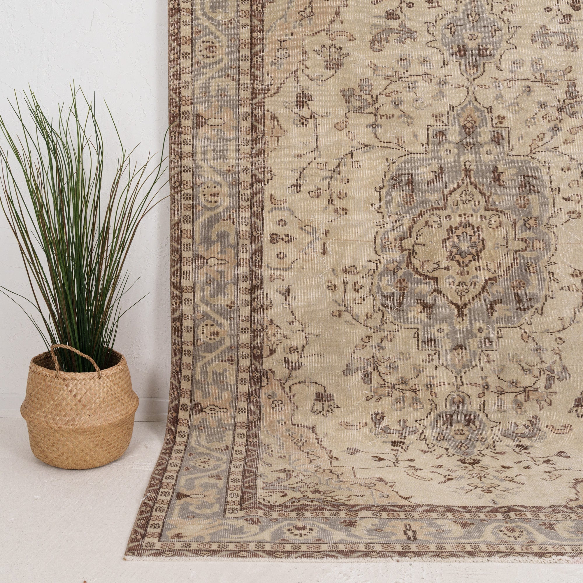 Medium Gray Antique Rug