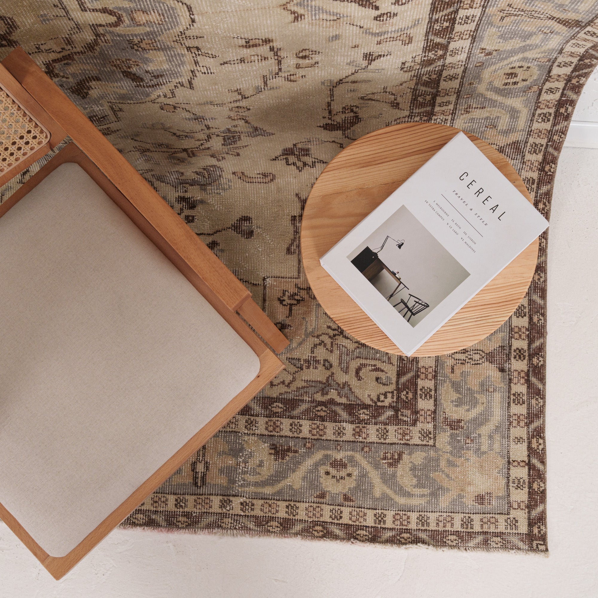 6x9 Beige Turkish Rug