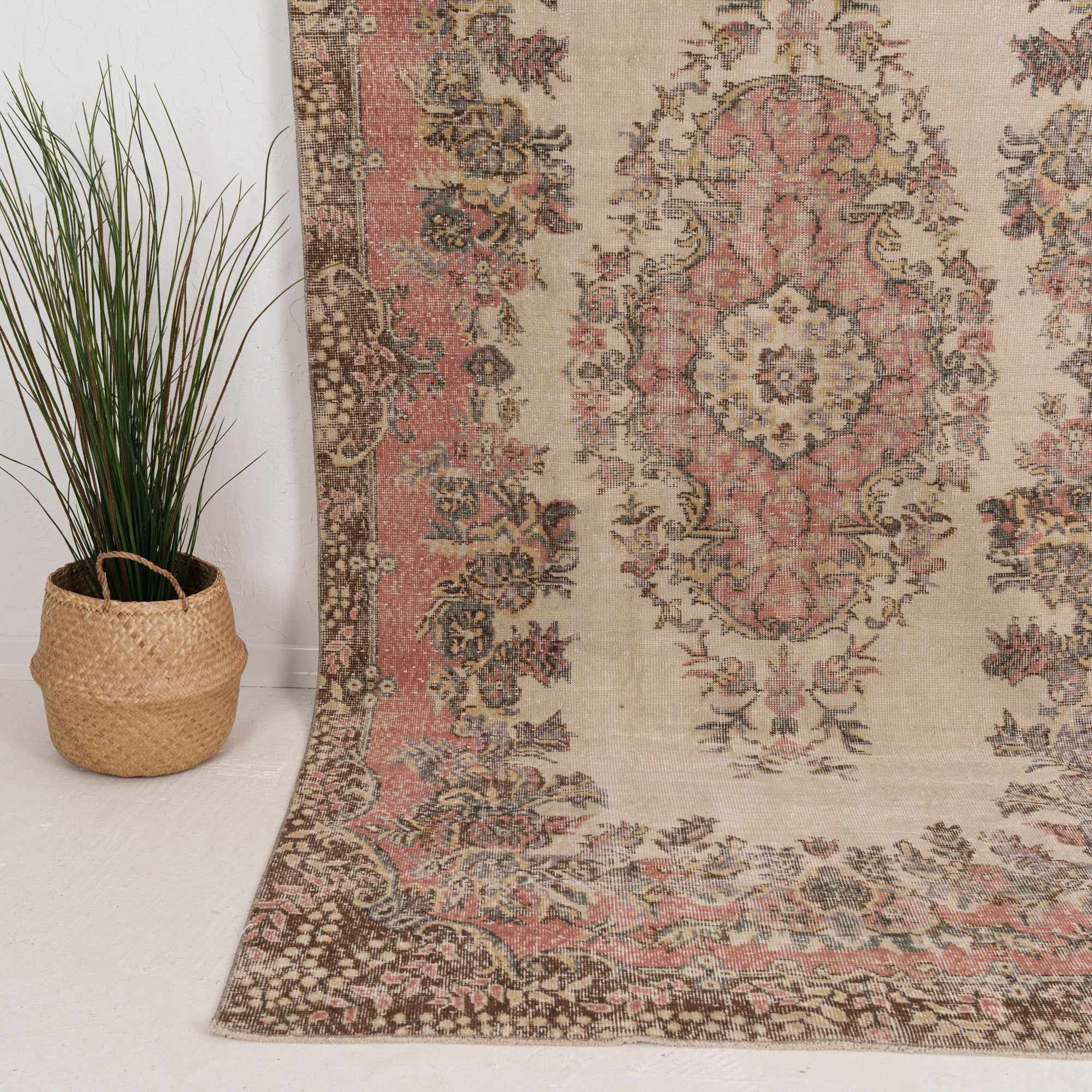 Medium Beige Antique Rug