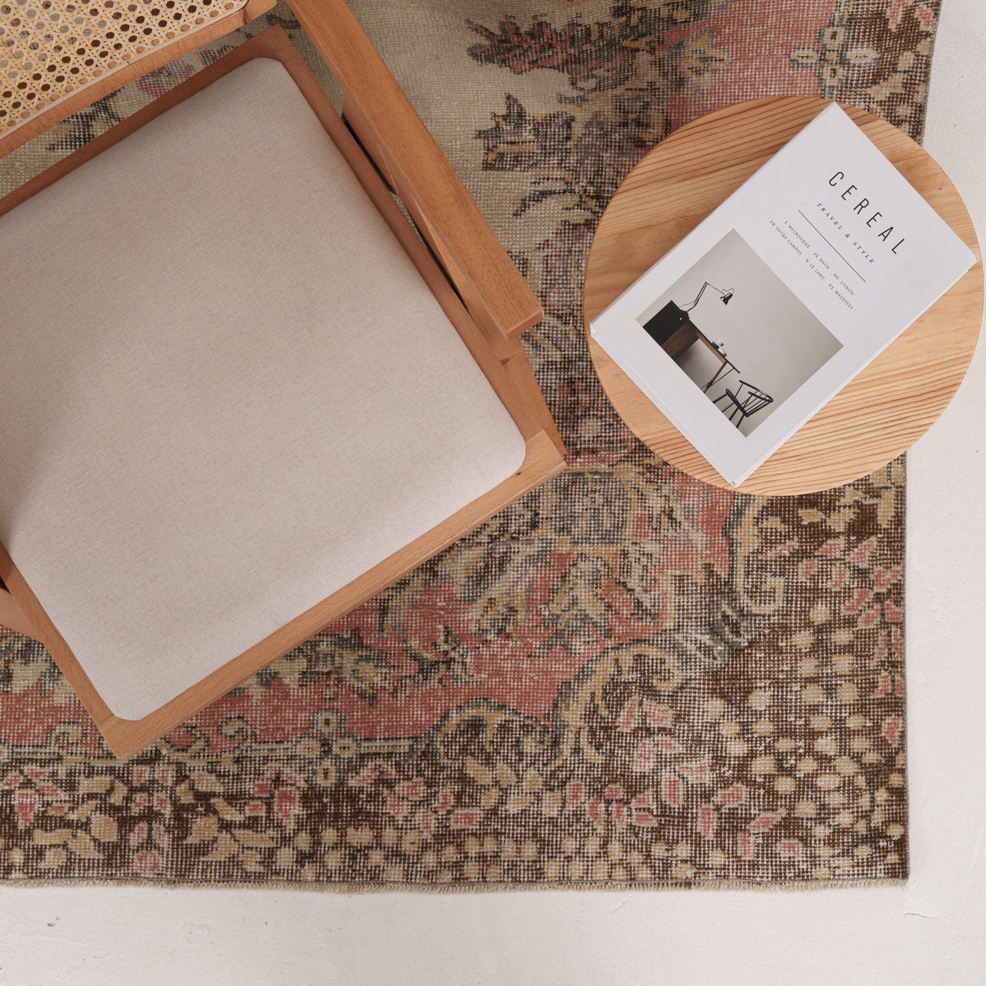 5x9 Pink Turkish Rug