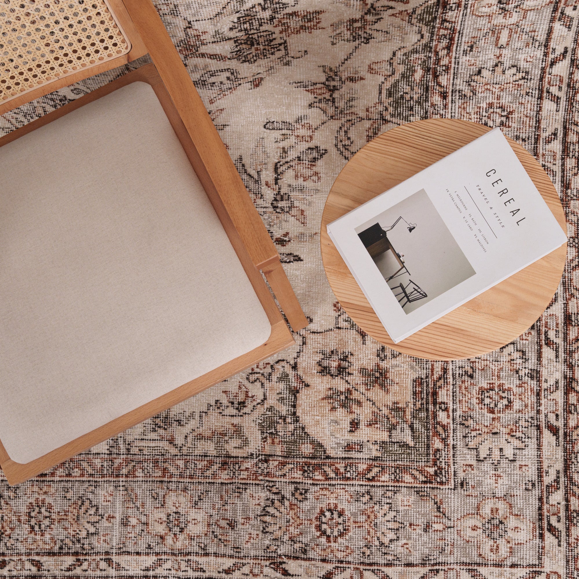 6x9 Beige Turkish Rug