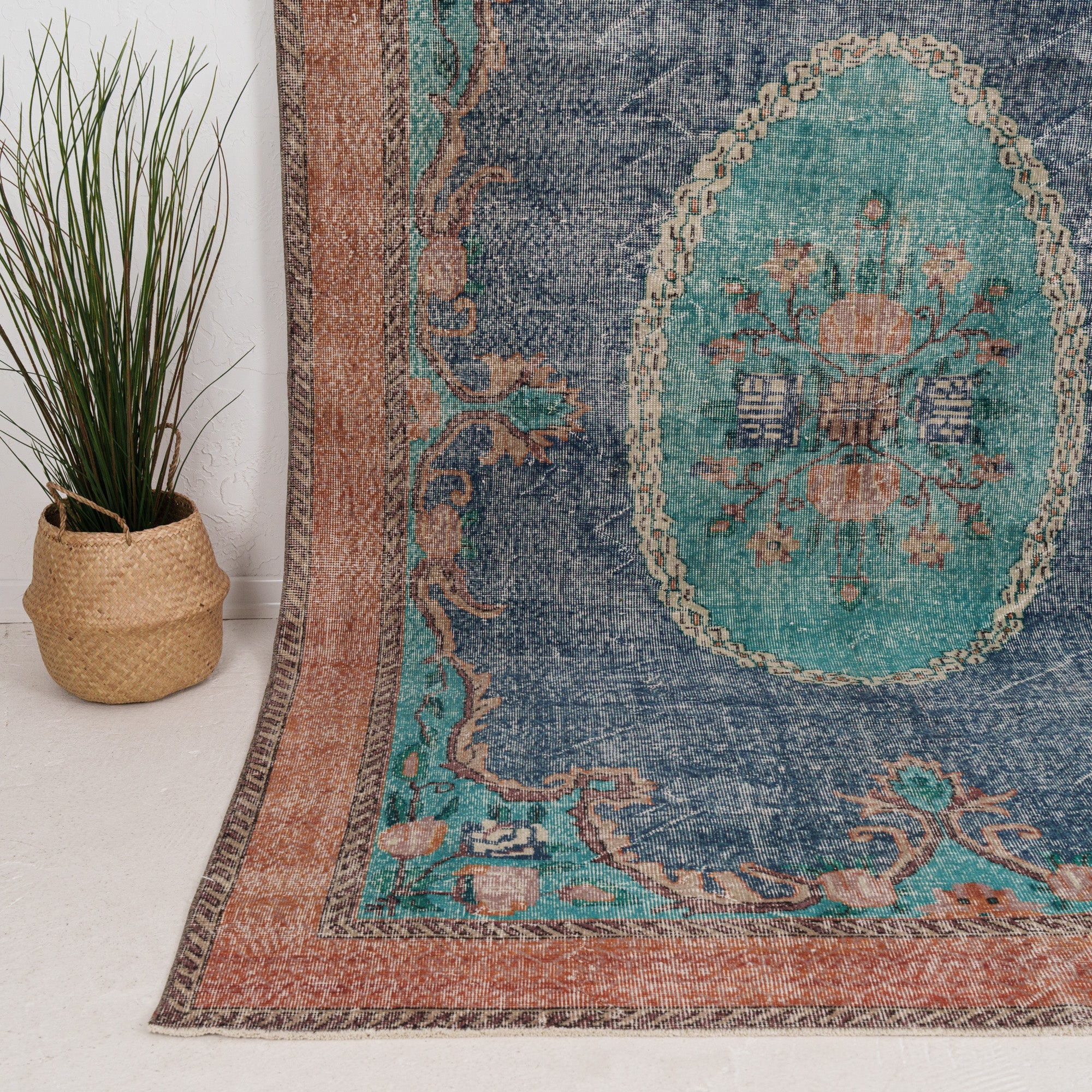 Large Red Antique Rug