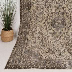 Large Gray Antique Rug