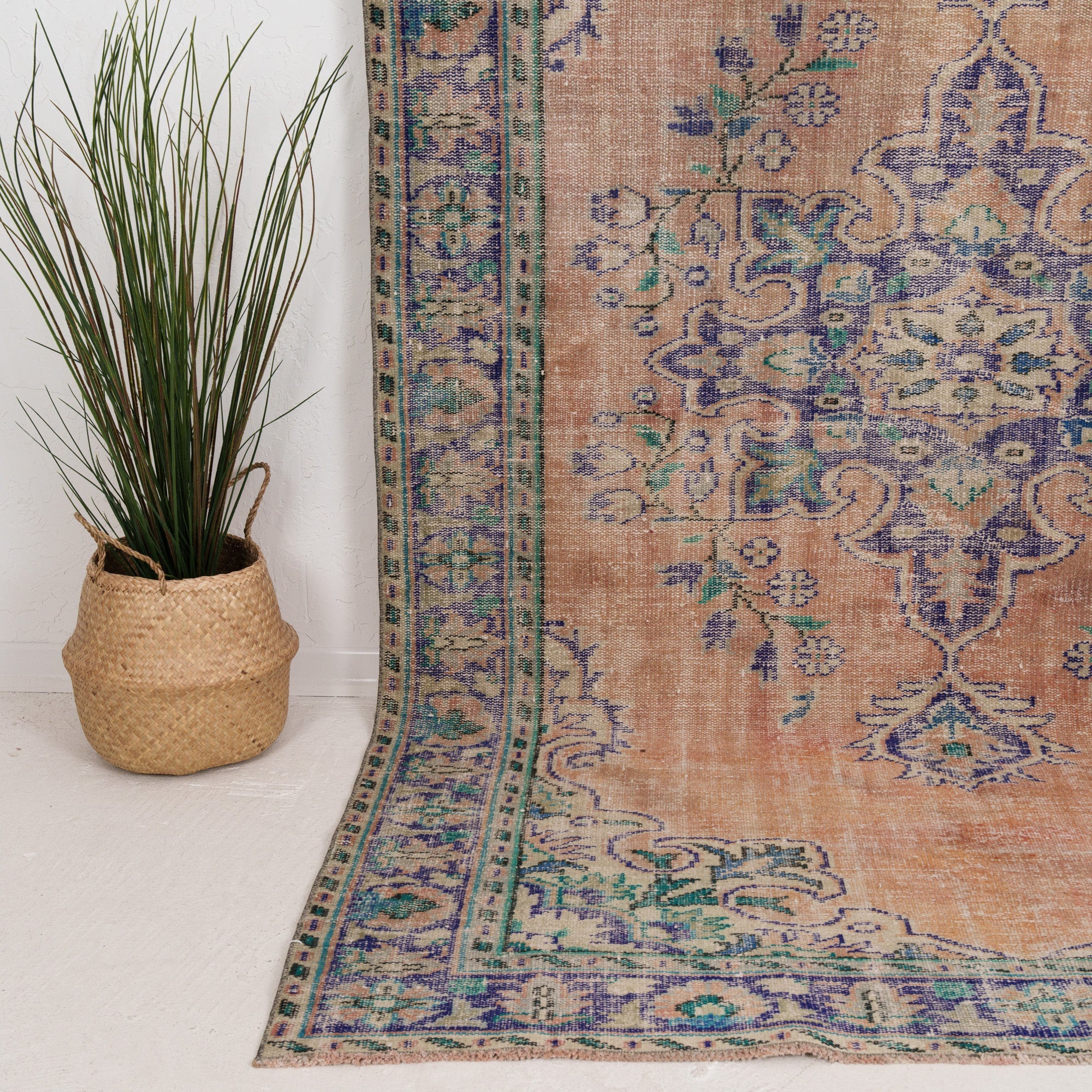 Medium Blue Antique Rug