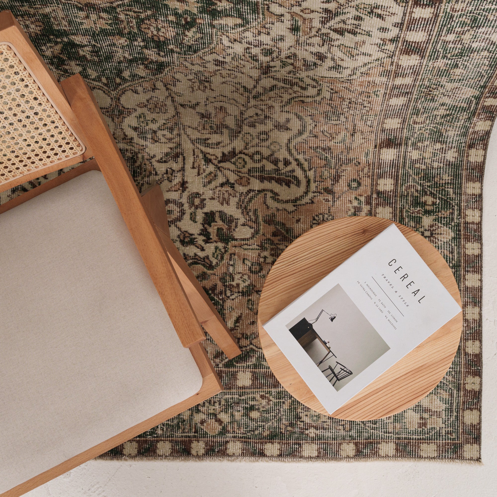 5x9 Beige Turkish Rug