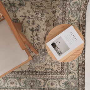 6x10 Beige Turkish Rug
