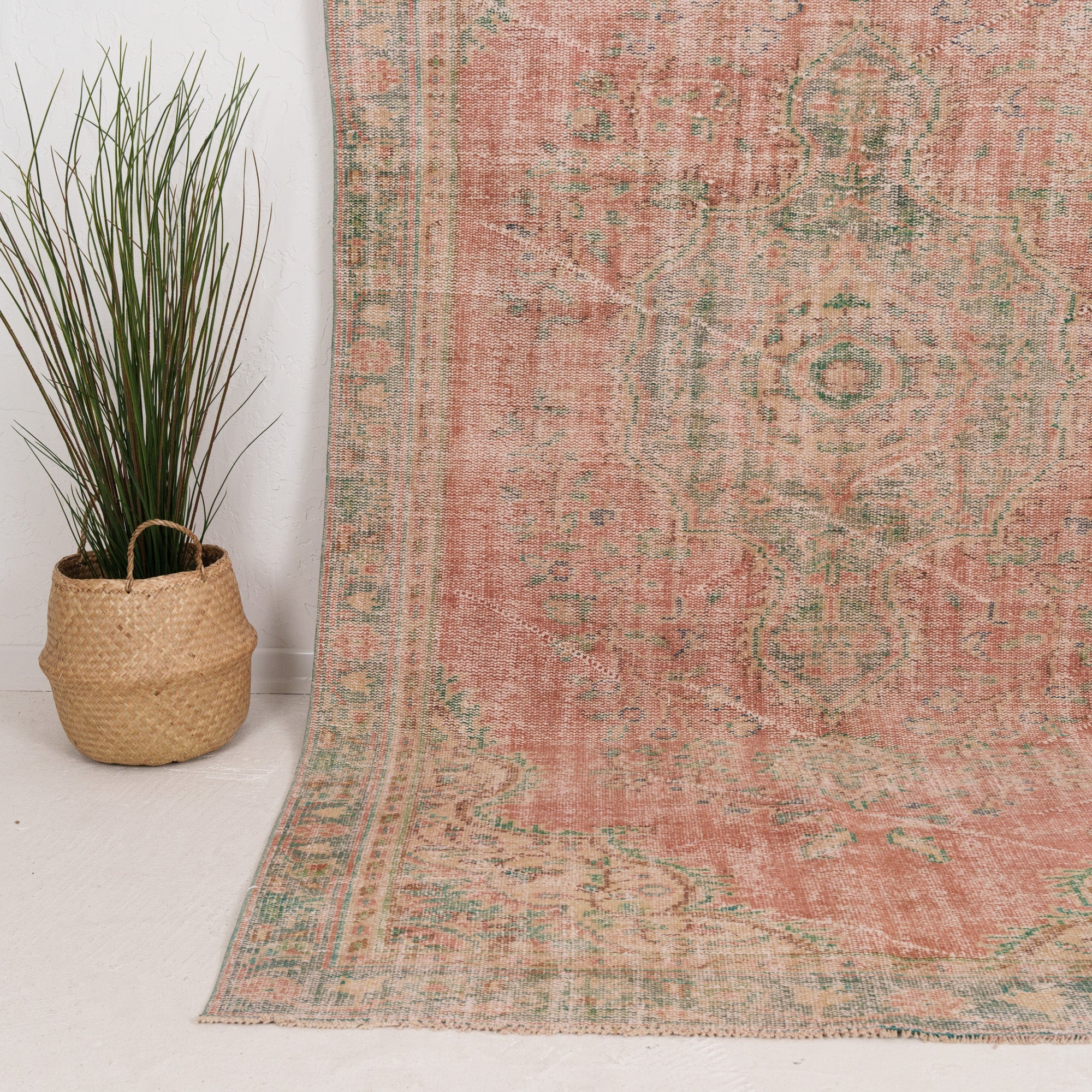 Medium Green Antique Rug