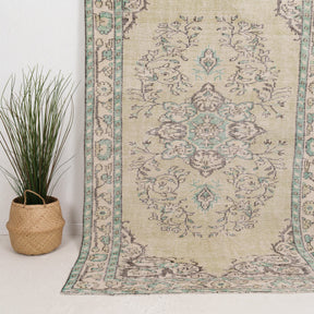Medium Green Antique Rug