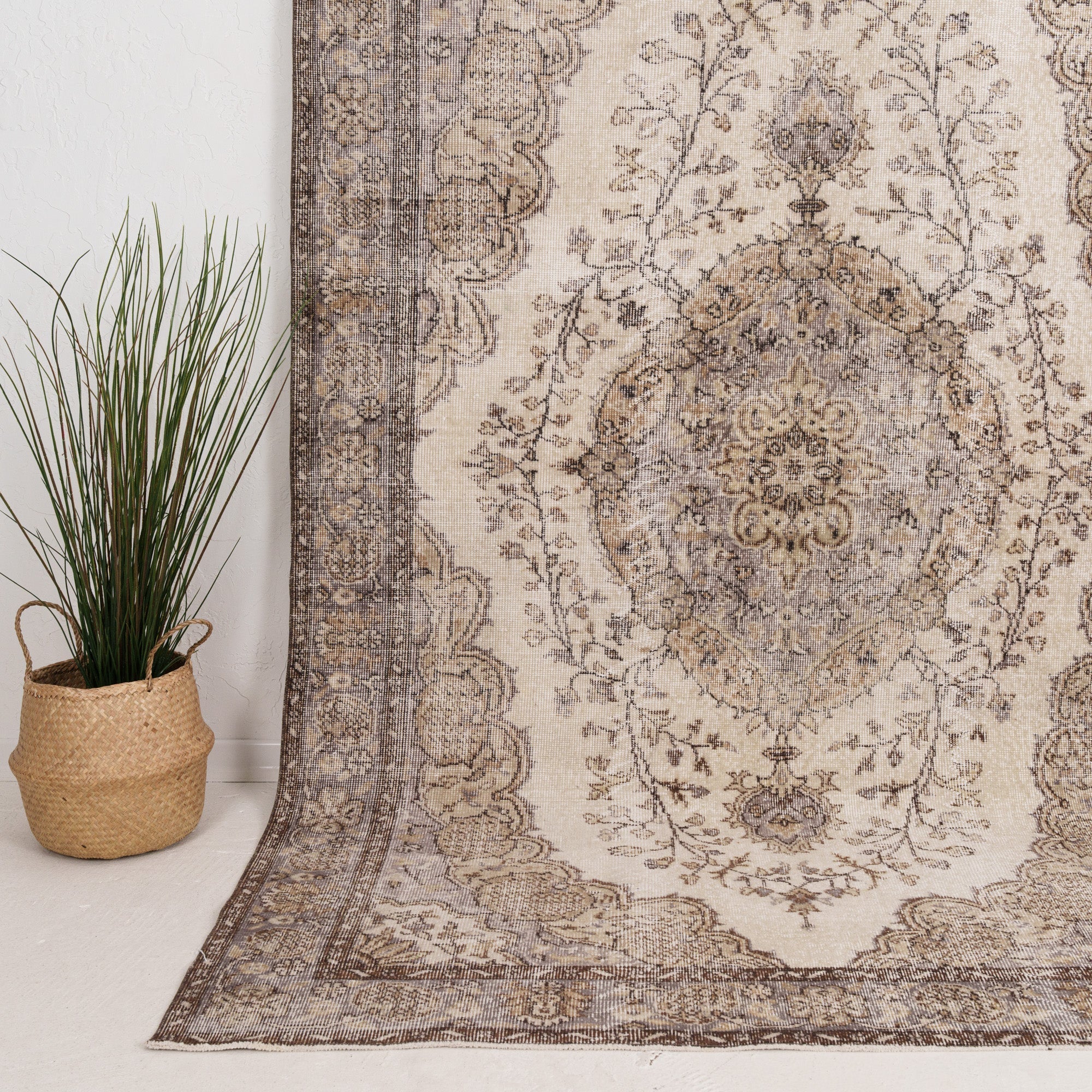 Medium Brown Antique Rug