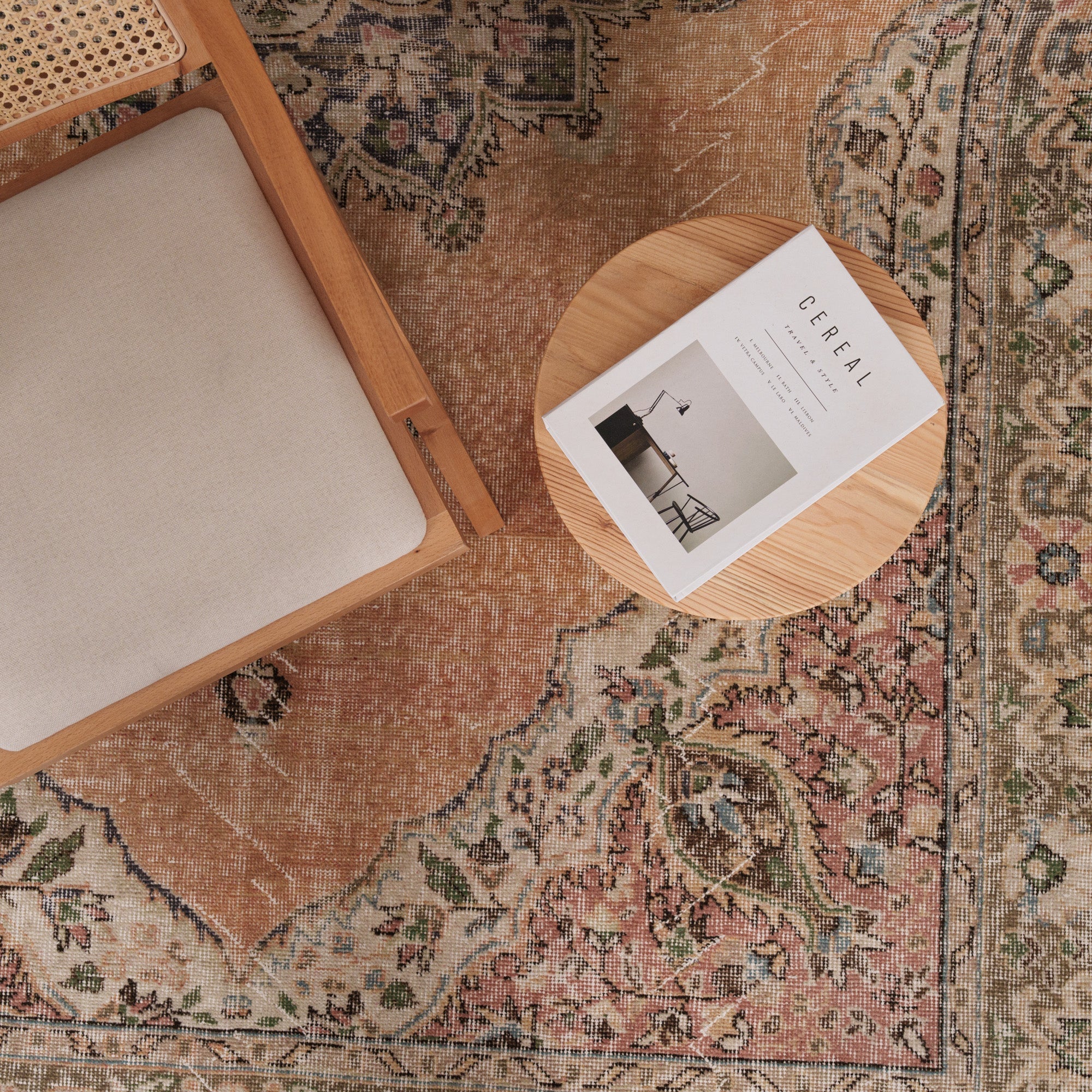 7x11 Orange Turkish Rug