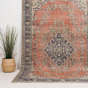 Large Blue Antique Rug